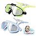 Pesoncarl 2 PCS Kids Goggles Anti-Fog Kids Swim Goggles Clear Wide View Toddler Swim Adjustable Buckle Swimming No Leaking Toddler Goggle for 3-16 Girls Boys
