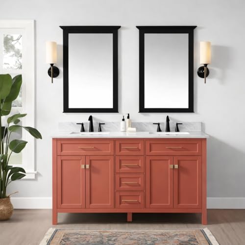 ALL-IN-ONE Paint by Heirloom Traditions, Sunrise (Orange Coral), 8oz Sample - Durable cabinet and furniture paint. Built in primer and top coat, no sanding needed. Includes our 30 featured color card.