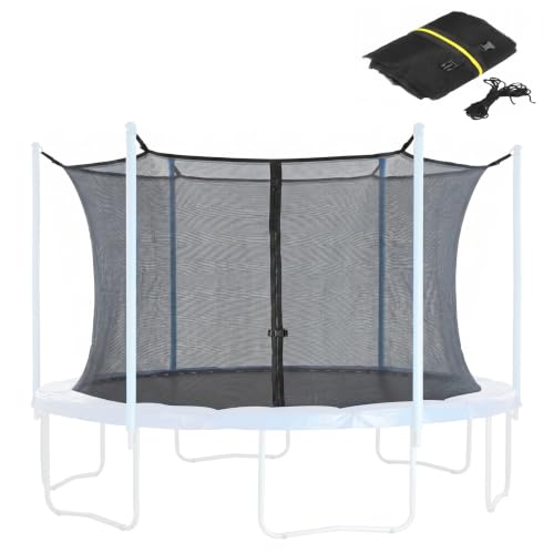 Red de seguridad para trampolín de 6 pies: sustituye la malla rota con cremallera
