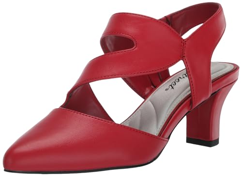 Easy Street Pompe Donna, Rosso, 7 X-Wide