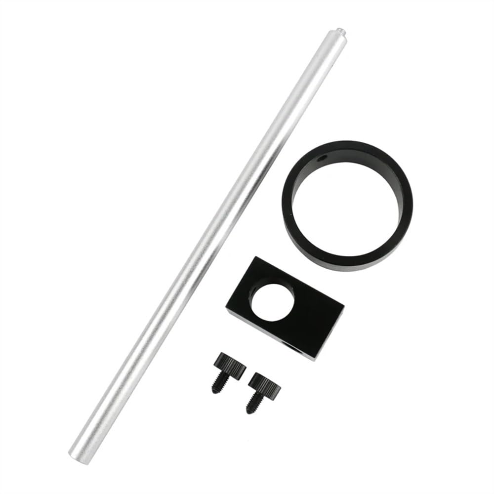 Mikroskop-Zubehör-Kit Mikroskop-Bühnenständer Verstellbares Mikroskop-Stativ aus Vollmetall HDMI VGA USB-Digitalvideokamera-Halter-Ständer LED-Licht-Boom-Ständer Mikroskopische Objektträger(B)