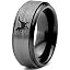 Black Grey Bevel Tungsten