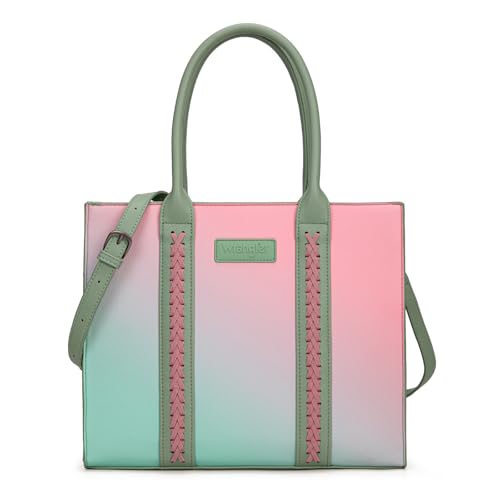 Image of Montana West x Wrangler Tote Bags Purses for Women Work Top-Handle Handbags with Strap