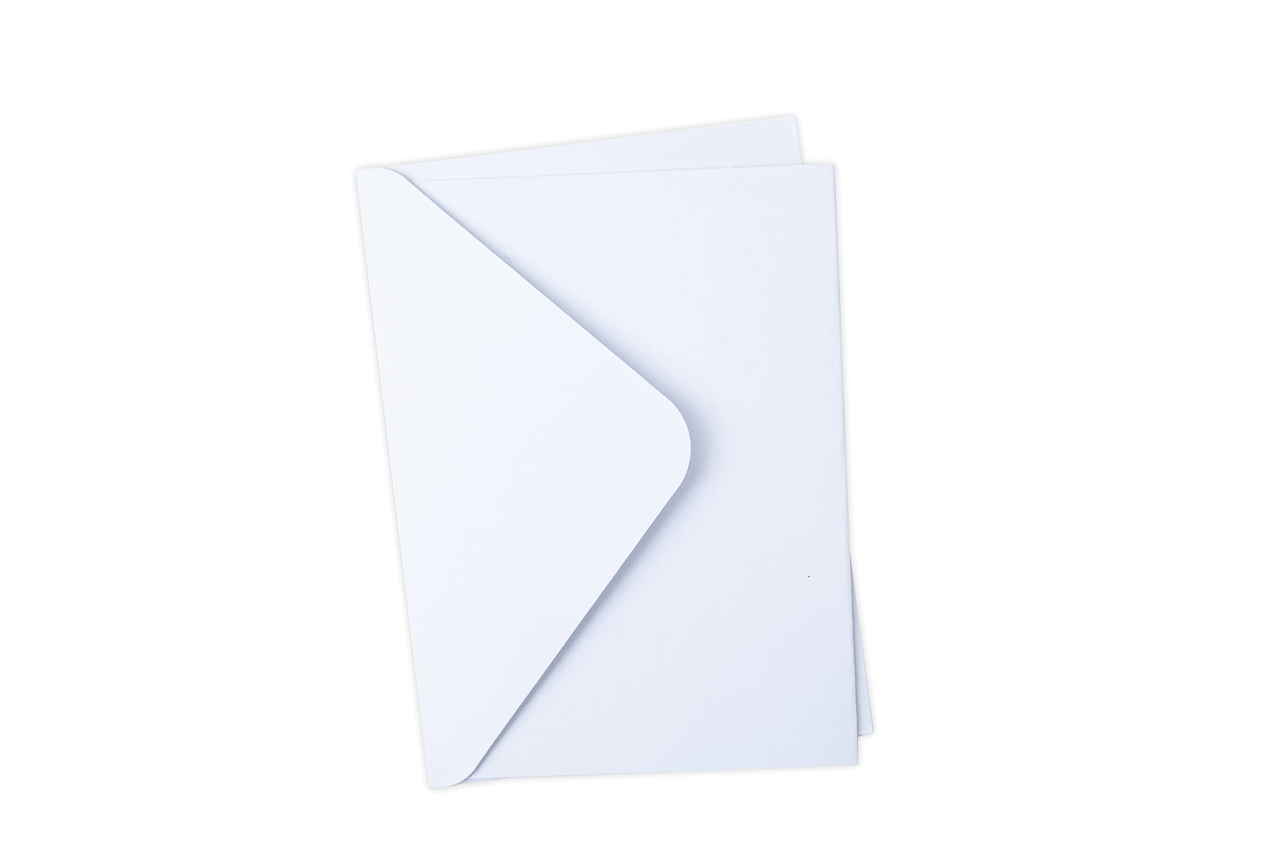 Sizzix Surfacez Card & Buste Pack, A6, Bianco, 10PK, 665921, Multicolor, One Size