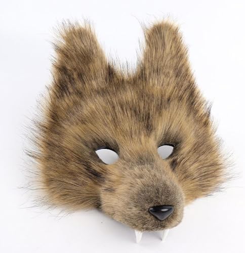 Ensemble Déguisement Loup – Chapeau + Mitaines En Fausse Fourrure – Halloween, Cosplay, Carnaval – Taille Unique