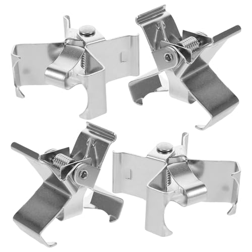 LOLIPPYY 4 Piezas Clips Metálicos de Hierro para Separar Lienzos Húmedos Abrazaderas para Marco de Pintura al Óleo para Artistas Soporte Preciso y Duradero para Acuarela y Óleo