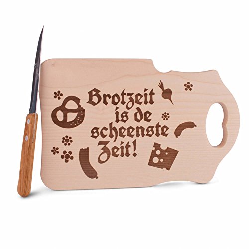 Brotzeitbrettl Brotzeit is de scheenste Zeit