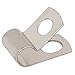 Clamp, w/oCushion, Galv, Dia 5/8 In, Pk50
