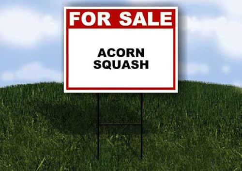 ACORN SQUASH For Sale Whte Red Black 1 Double Sided