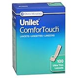 Unilet ComforTouch Ultra Thin Lancets 28 Gauge - 100 ct, Pack of 6