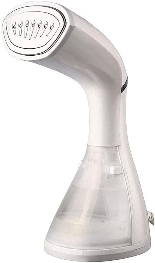 Travel Steamer Handheld Fabric Steamer Fast Heat-up 280ml Big Capacity Wrinkle r 1500W Powerful Portable Fabric Steam Iron for Home and Travel White (Color : Coffe) (White)