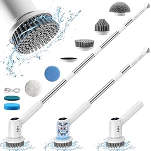 Ajex ES01 Elektrische Reinigungsbürste mit 8 Köpfen