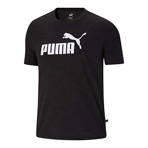 PUMA Men's Essentials+ Fleece Hoodie, Forest Night Heather, L