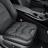 【セレナ 専用】車 座布団 座席クッション 収納バッグ付き SERENA 新型セレナ 内装パーツ シートクッション 薄い柔らかく通気性に優れ 体圧分散 四季汎用 車小物入れ 車載便利グッズ カスタム 内装パーツ カー用品(2個 ブラック)