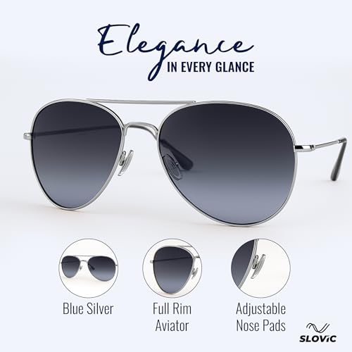 Image of SLOVIC Sunglasses for Men Stylist | UV Protection Goggles for Man | Lightweight & Durable Polycarbonate Material | Unisex Gift for Man & Women | Mens Fashion Sunglasses