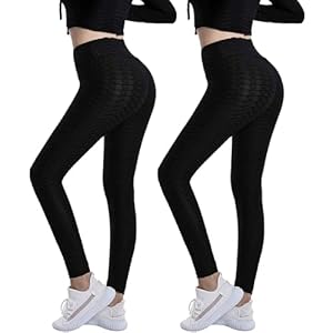 2er Pack Sport Leggings Damen High Waist Sportleggins Frauen Lang Gym Leggings Blickdicht Schwarz Sporthose Elastische Bauchweg Yogahose Fitness Laufhose Grau Streetwear Wanderhose Outdoorhose