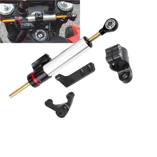 Kit de montage amortisseur direction Ducati Hyperstrada 939 alu argent