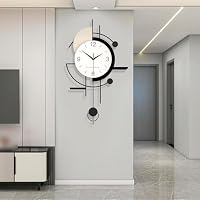 GSWBO Reloj de Pared Grande, Reloj Pared Silencioso Sin Tic-TAC,