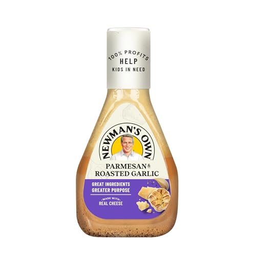 Newmans Own Parmesan Dressing, Roasted Garlic, 16 oz