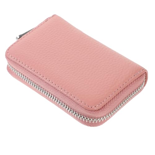 Homoyoyo Accordion Zipper Card Holder Wallet for Women Large Capacity Business Card Organizer RFID Protection Compact Zipper Purse for Outdoor Shopping and Travel