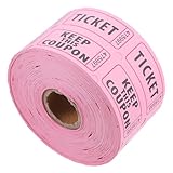 DIYEAH Boleto De Rifa De Un Rollo Rollo Doble Boletos Para Eventos De Rifa Loterías Sorteos Subastas Benéficas Y Ferias Comerciales.