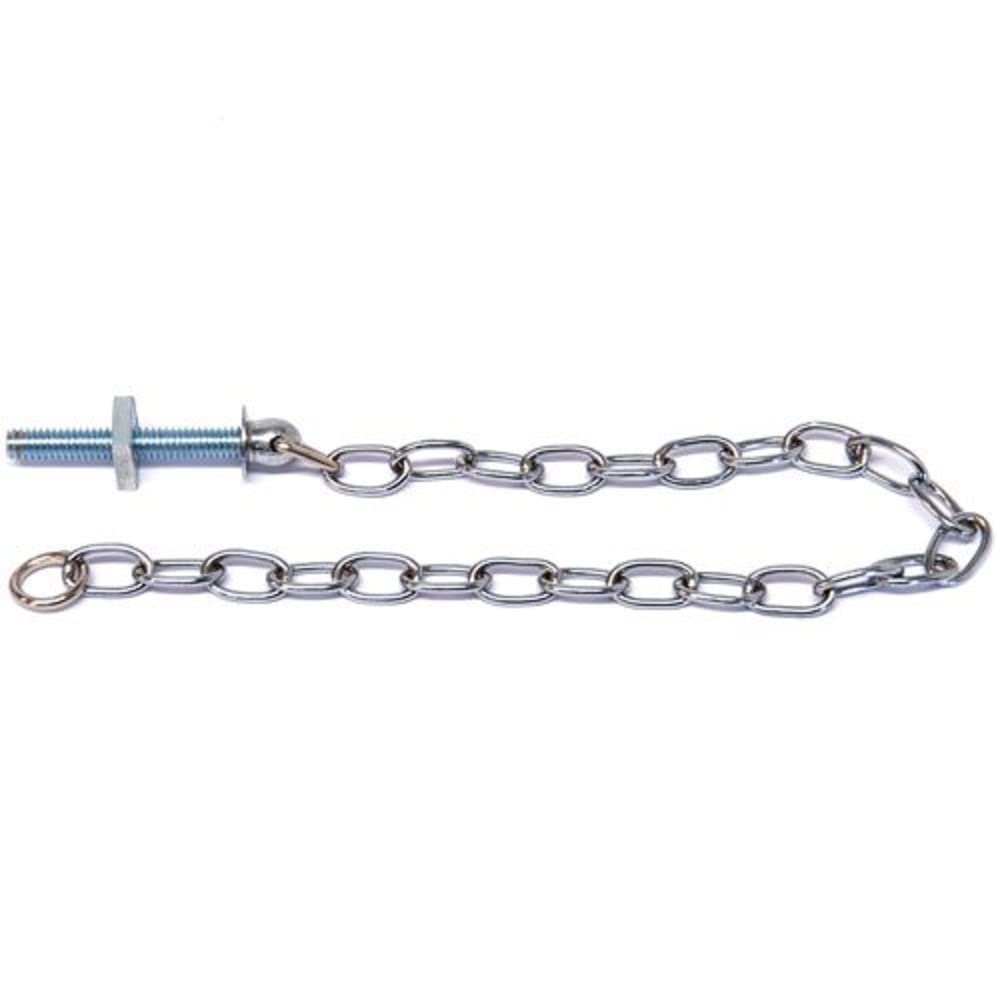 MerriwayMerriway BH02583 Link Type Basin Chain, 300mm (12 inch) with S Hook and Stay - Chrome Plated