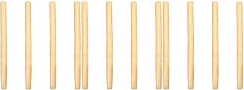 Housoutil Mango de pala de madera, palacuchara, mango de pala de madera de hacha, repuesto para jardín, paisajismo, palas de hoz, carbón de ceniza