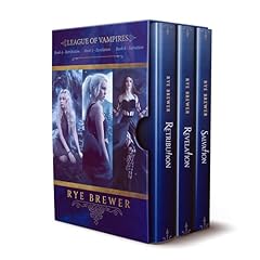 League of Vampires Box Set Audiolibro Por Rye Brewer arte de portada