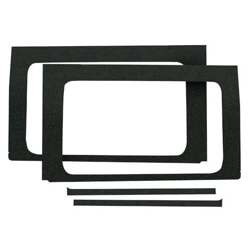 Design Engineering 050173 Boom Mat Black Sound Deadening Side Window Trim Kit Compatible with 4-Door Jeep Wrangler JL (2018-up)