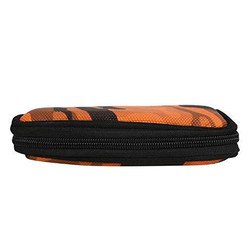 Image of WD HDD Hard Case /Cover /Pouch for 2.5 inch Portable Hard Drive (for Seagate, Toshiba, WD, Sony, Transcend, Lenovo, Adata) (Orange Army)