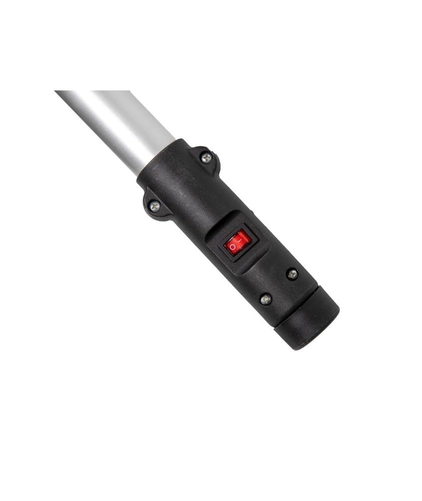 Abbacchiatore Scuotitore Olive a Batteria, Elettrico Telescopico, Batteria 12V 400W, Scuotiolive 1000 Battiti al Minuto, Peso Ergonomico Ridotto e Maneggevolezza Ottimale, Incluso il Cavo con Morsetto