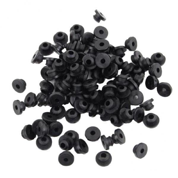 6x100pcs Rubber Machine Needle Cushion Grommets Blackother Tattoos Art Tattoos Art Health-image-8