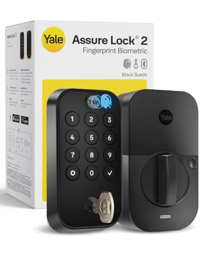 Image of Yale Bluetooth Smart Lock Deadbolt, Keypad & Fingerprint Access