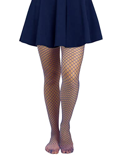 Image of Lastclream High Waisted Fishnet Tights for Women Sexy Fishnets Stockings Full Footed Fishnet Sheer Pantyhose Plus Size