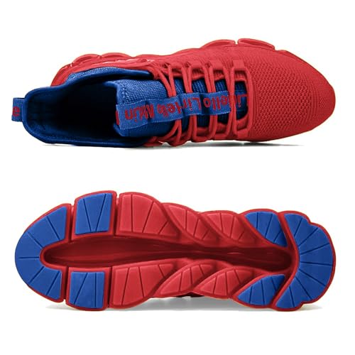 Image of Hello MrLin Men's Running Shoes Non Slip Athletic Tennis Walking Blade Type Sneakers Hip Hop