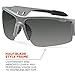Ergodyne Skullerz Dagr Safety Sunglasses - Matte Gray Frame, Smoke Lens