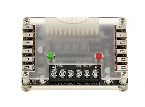 Breakout Board Alimentazione ATX 24 - ATX24 a 10 porte USB e morsettiera 3,3V 5V 12V -12V - Alimentatore - Immagine 3