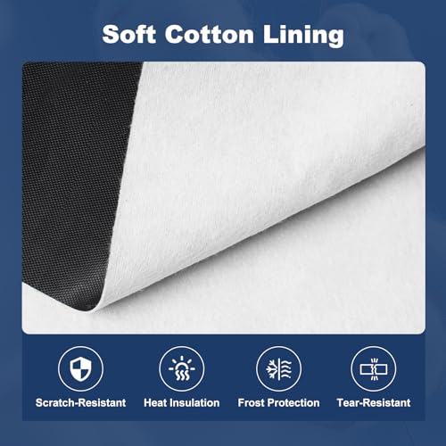 Image of QUNSUNUS Car Cover for Ford Model T 1908-1927 Waterproof with Cotton Lining | Heavy 420D Oxford Outdoor All-Weather Model T Car Cover, with Zipper and Straps, for Dust, Sun, Wind Protection