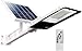 Produktbild GYC Solar Straßenlaternen, 25W LED Außenleuchte 1250 Lumen IP65 wasserdichte Sicherheitsleuchte mit Pole Flood Lights mit Fernbedienung und automatischem Modus