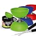 Diabolo + Sticks + FREE online Video, all in a Tin Can - "The Ulitmate Diabolo Set" (Green)