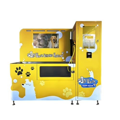 Outdoor Pet Bathing Vending Machine, 24-7 Self-Service Dog Wash Station