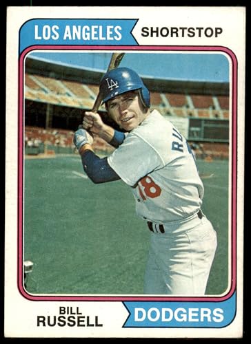 1974 Topps #239 Bill Russell Los Angeles Dodgers (Baseball Card) VG/EX Dodgers
