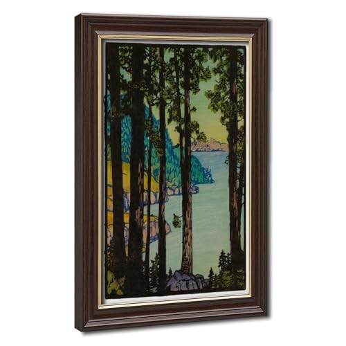 Impression sur toile Frances Gearhart paysage d'art californien avec cadre