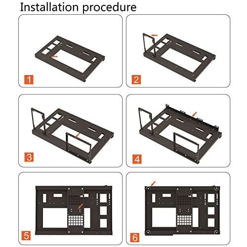 Boîtier rig de minage GPU open frame pour refroidir efficacement vos cartes graphiques - 5