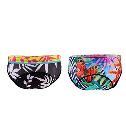 YIJU Andar de Bicicleta Roupa íntima Acolchoada de Bicicleta Ciclismo Briefs Shorts Calças Coloridas