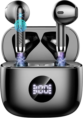 Cuffie Bluetooth Auricolari Bluetooth 5.4, Cuffie Wireless con 4 ENC