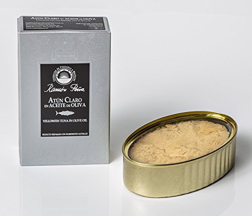 Ramon Pena Canned Yellowfin Tuna in Olive Oil | Ramon Pena Silver Line Tin | 1 x 110g Can