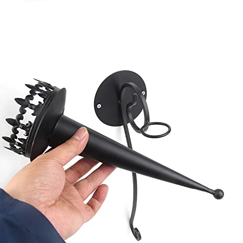 Iron Art Wall Hanging Candle Holder Gothic Torch Pillar Tealight Candlestick #TOP1