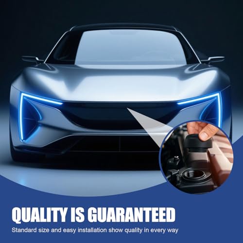 Motoröleinfülldeckel passend für Peugeot 207 208 301 308 508 2008 3008 5008, Citroen C3, 9670015080, 1180S5, 9675477380, Ersatz Öldeckel & Öleinfüllstutzen, Robust & Passgenau