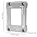 DUDOK 1/2 pcs CPU Mounting Bracket - CPU Anti-Bending Buckle, Heavy Duty CPU Installation Frame | CPU Support Frame with Hand Tools Replacement, CPU Bending Corrector for 12th 13th Generation, Silver
